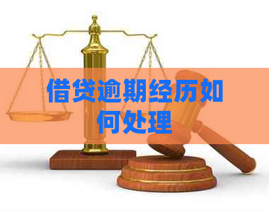 借贷逾期经历如何处理