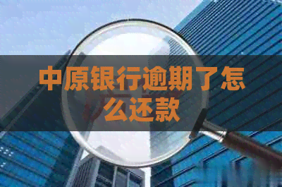 中原银行逾期了怎么还款