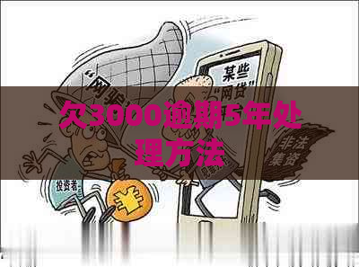 欠3000逾期5年处理方法