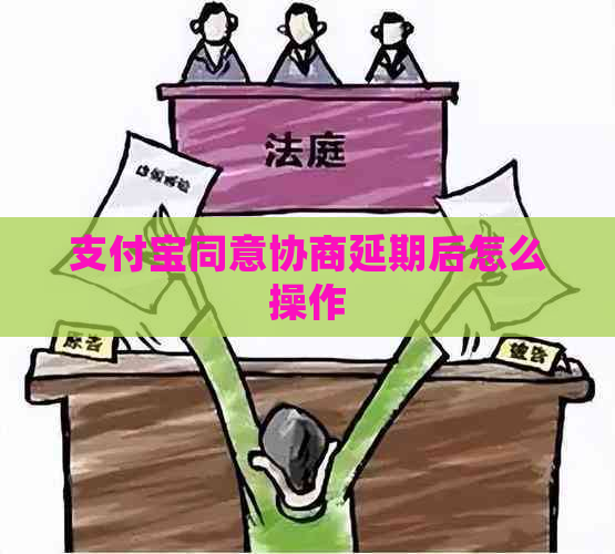 支付宝同意协商延期后怎么操作