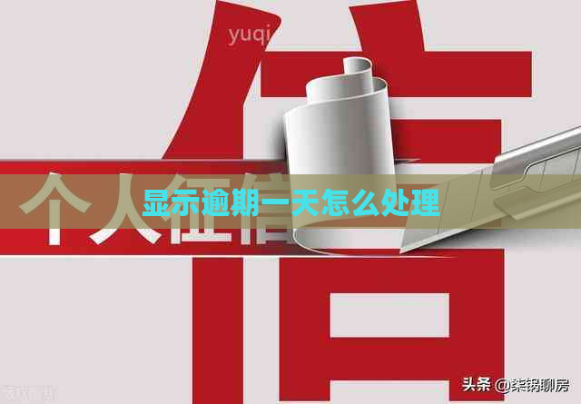 显示逾期一天怎么处理