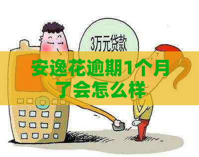 安逸花逾期1个月了会怎么样