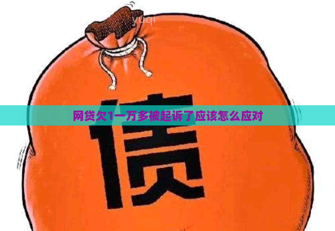 网贷欠1一万多被起诉了应该怎么应对