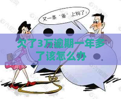 欠了3万逾期一年多了该怎么办