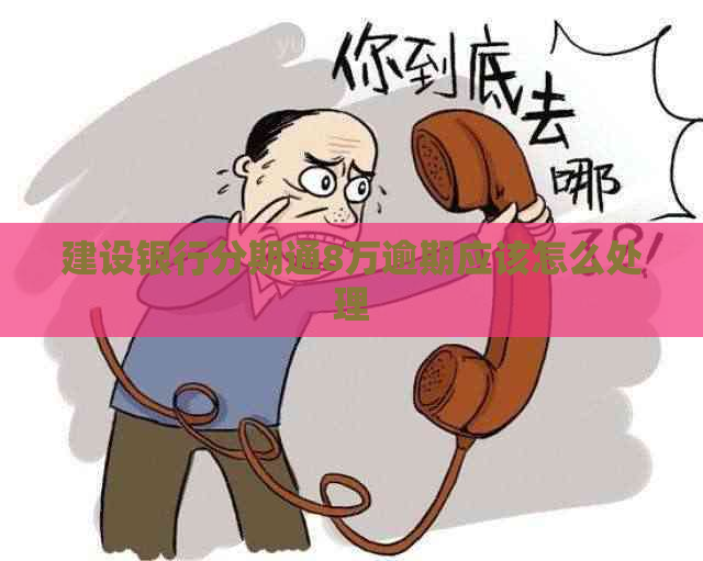 建设银行分期通8万逾期应该怎么处理