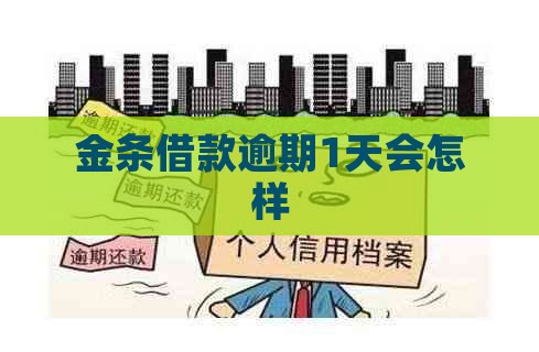 金条借款逾期1天会怎样