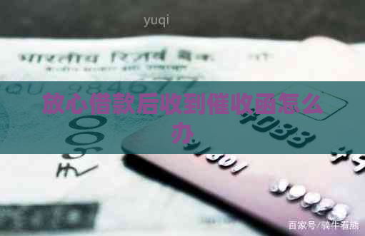 放心借款后收到函怎么办