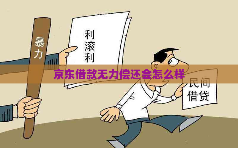 京东借款无力偿还会怎么样