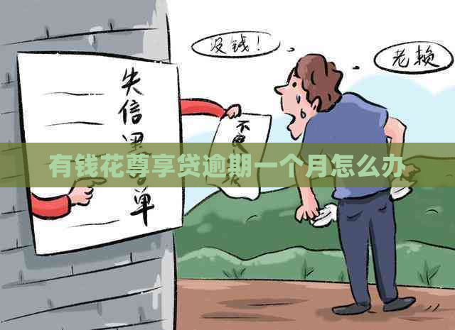 有钱花尊享贷逾期一个月怎么办