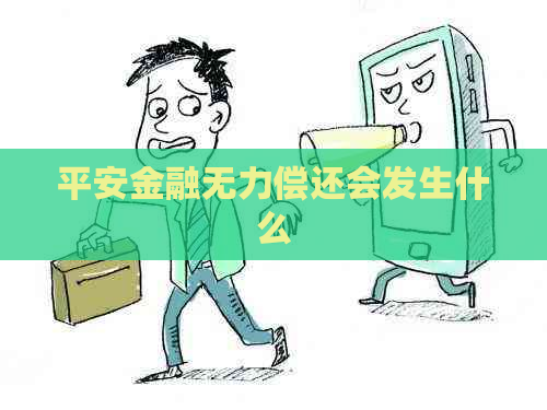 平安金融无力偿还会发生什么