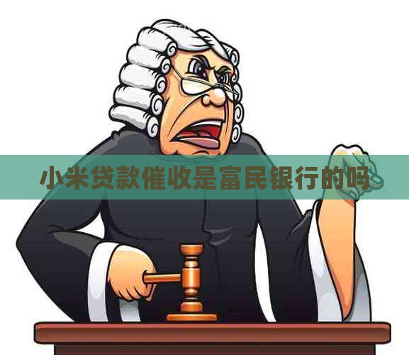 小米贷款是富民银行的吗