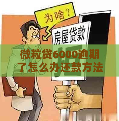 微粒贷6000逾期了怎么办还款方法有哪些