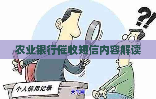 农业银行短信内容解读