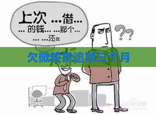 欠微粒贷逾期三个月