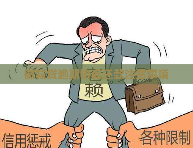 微粒贷逾期协商还款注意事项