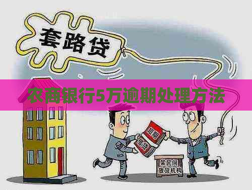 农商银行5万逾期处理方法