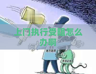 上门执行受阻怎么办啊