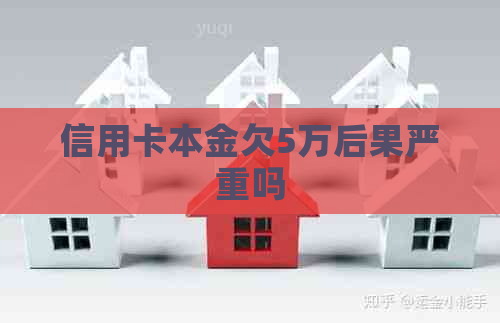 信用卡本金欠5万后果严重吗