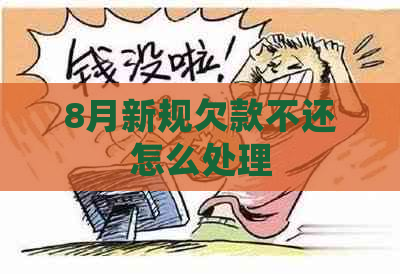 8月新规欠款不还怎么处理
