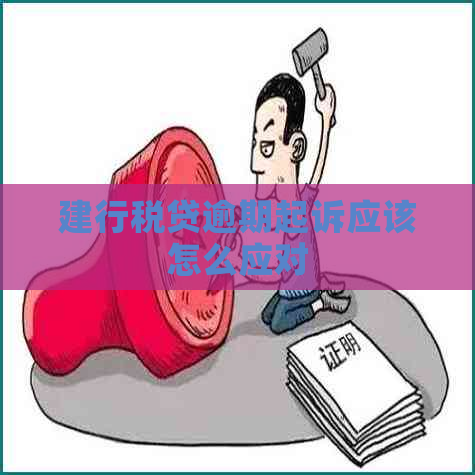 建行税贷逾期起诉应该怎么应对