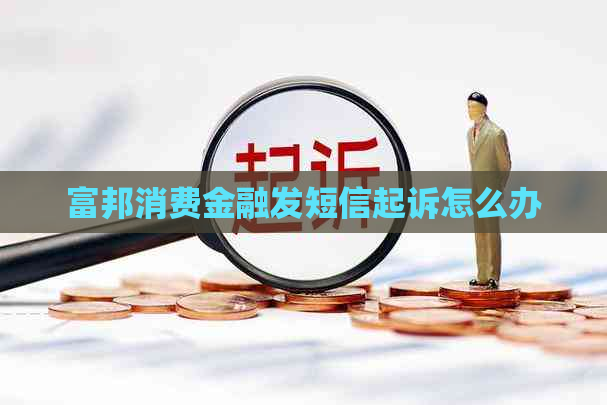 富邦消费金融发短信起诉怎么办