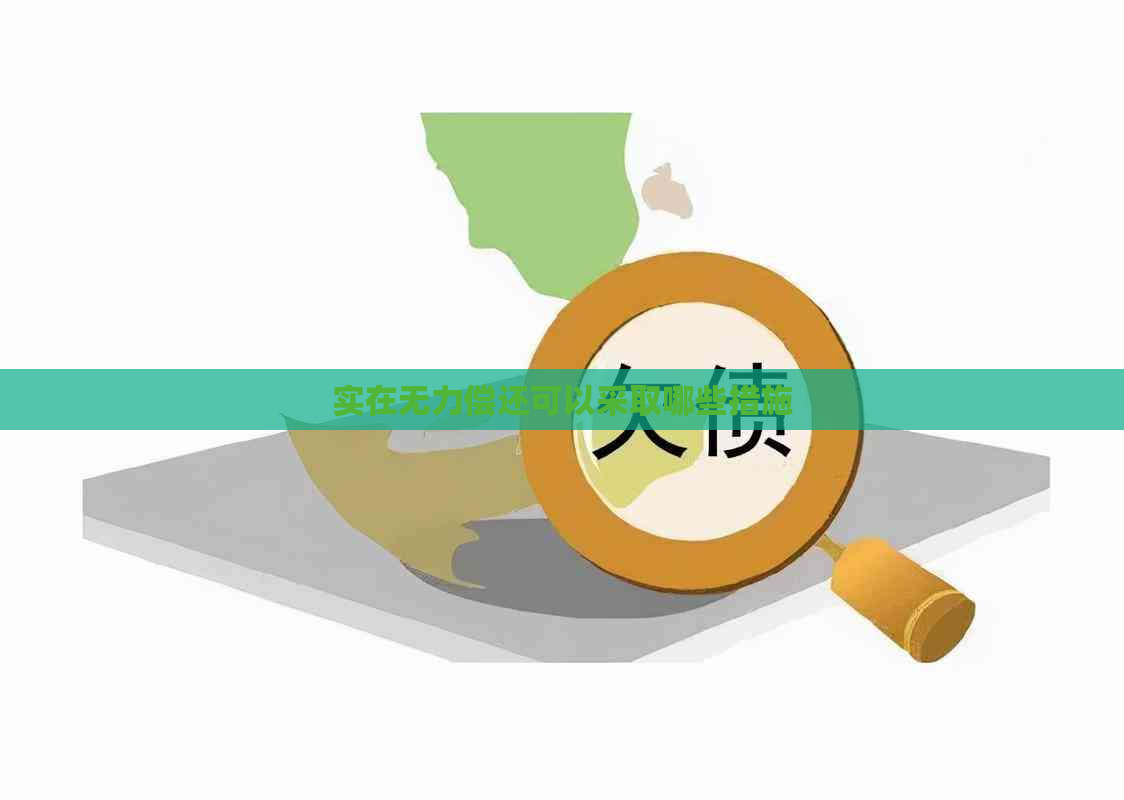 实在无力偿还可以采取哪些措施