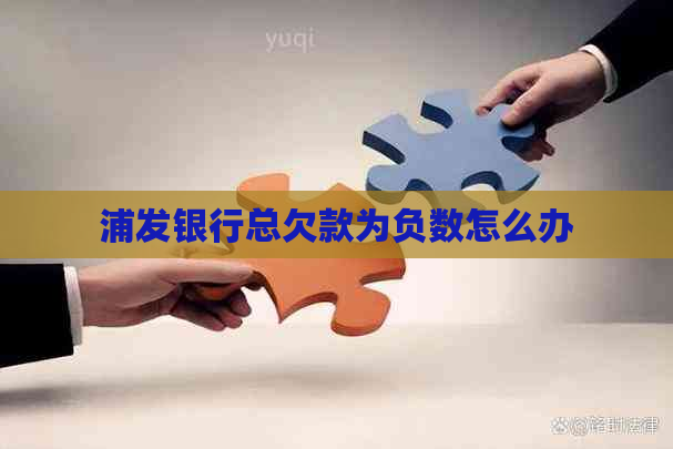 浦发银行总欠款为负数怎么办