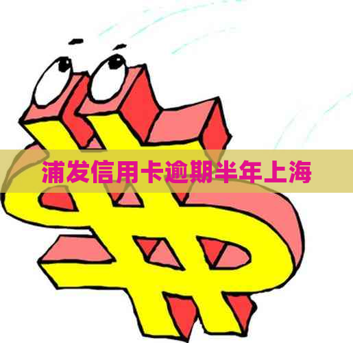 浦发信用卡逾期半年上海