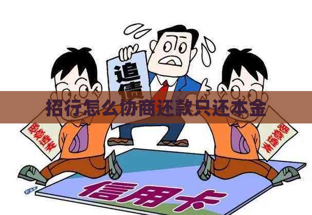 招行怎么协商还款只还本金