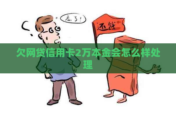 欠网贷信用卡2万本金会怎么样处理