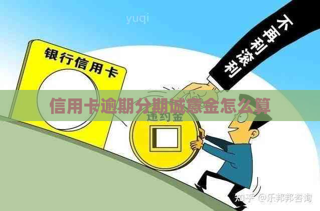 信用卡逾期分期诚意金怎么算