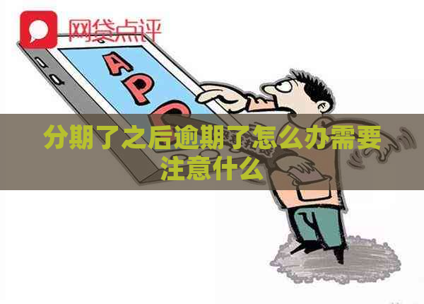 分期了之后逾期了怎么办需要注意什么
