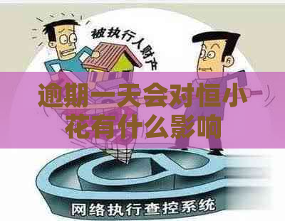 逾期一天会对恒小花有什么影响