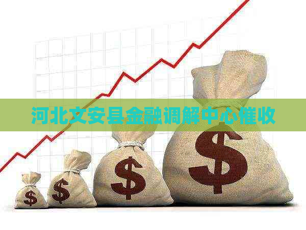河北文安县金融调解中心