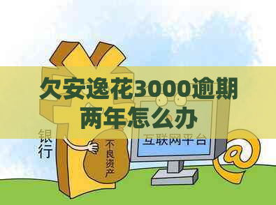 欠安逸花3000逾期两年怎么办