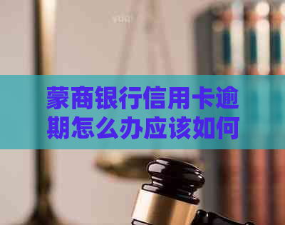 蒙商银行信用卡逾期怎么办应该如何处理