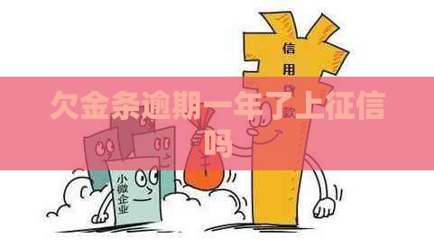 欠金条逾期一年了上吗