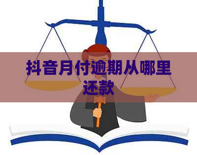 抖音月付逾期从哪里还款