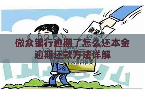 微众银行逾期了怎么还本金逾期还款方法详解