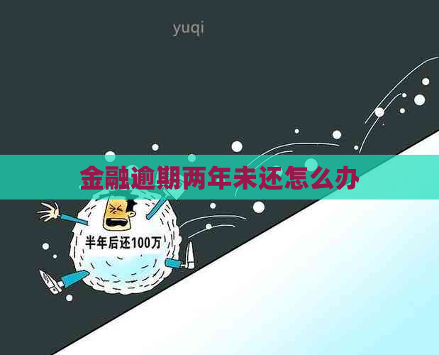 金融逾期两年未还怎么办