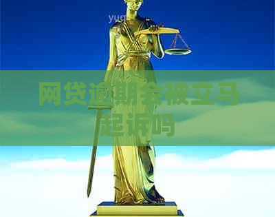 网贷逾期会被立马起诉吗