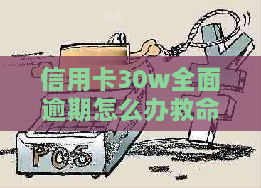 信用卡30w全面逾期怎么办救命
