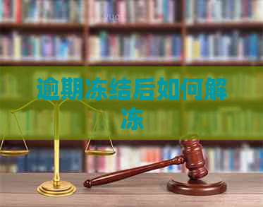 逾期冻结后如何解冻
