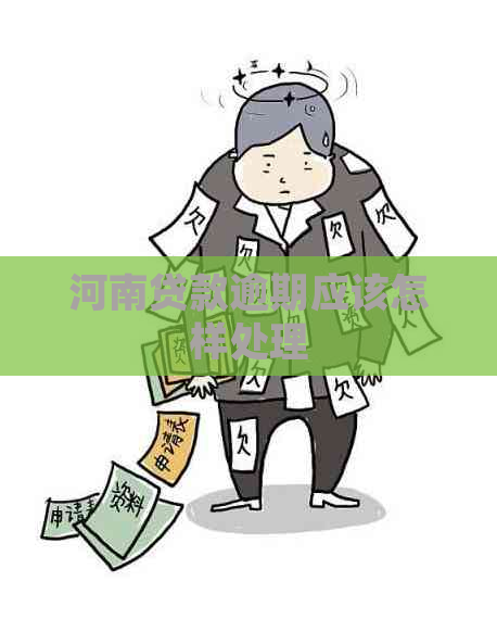 河南贷款逾期应该怎样处理
