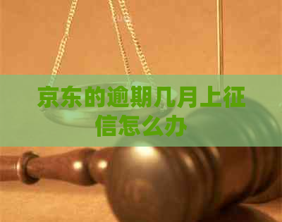 京东的逾期几月上怎么办