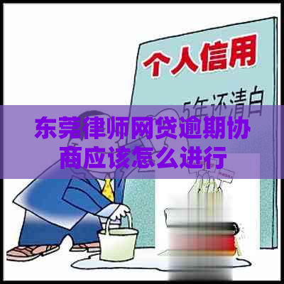 东莞律师网贷逾期协商应该怎么进行