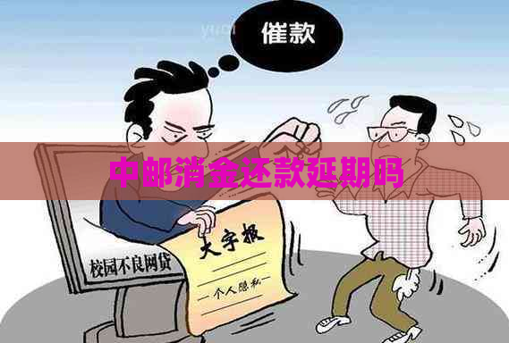中邮消金还款延期吗