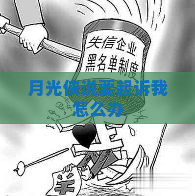 月光侠说要起诉我怎么办