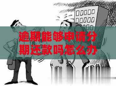 逾期能够申请分期还款吗怎么办