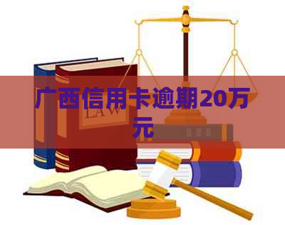 广西信用卡逾期20万元